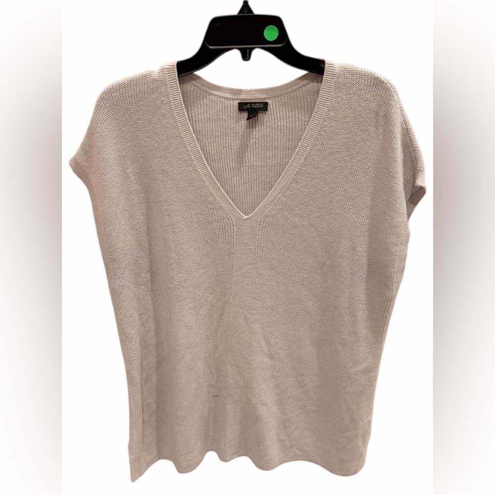 J. Jill Wearever Collection Sweater Gray Vest Sleeveless Pullover Size XL